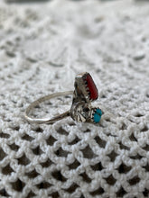 Load image into Gallery viewer, Turquoise and Coral Adjustable