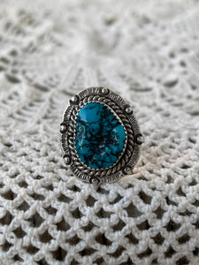 Stamped Plate Turquoise