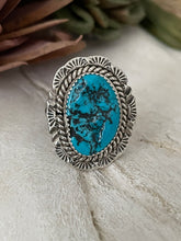 Load image into Gallery viewer, Stamped Plate Turquoise