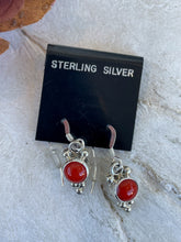 Load image into Gallery viewer, Coral Dangle Earrings