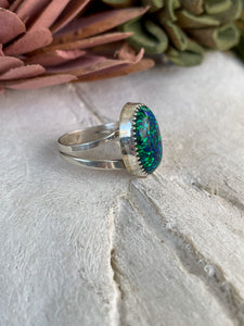 Blue and Green Opal