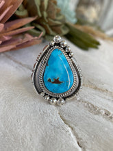 Load image into Gallery viewer, Detailed Teardrop Turquoise