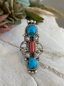 Coral And Turquoise