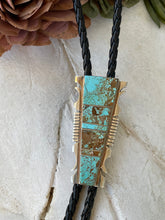 Load image into Gallery viewer, Turquoise Inlay Bolo Tie