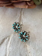 Load image into Gallery viewer, Multi Stone Turquoise Stud Earrings